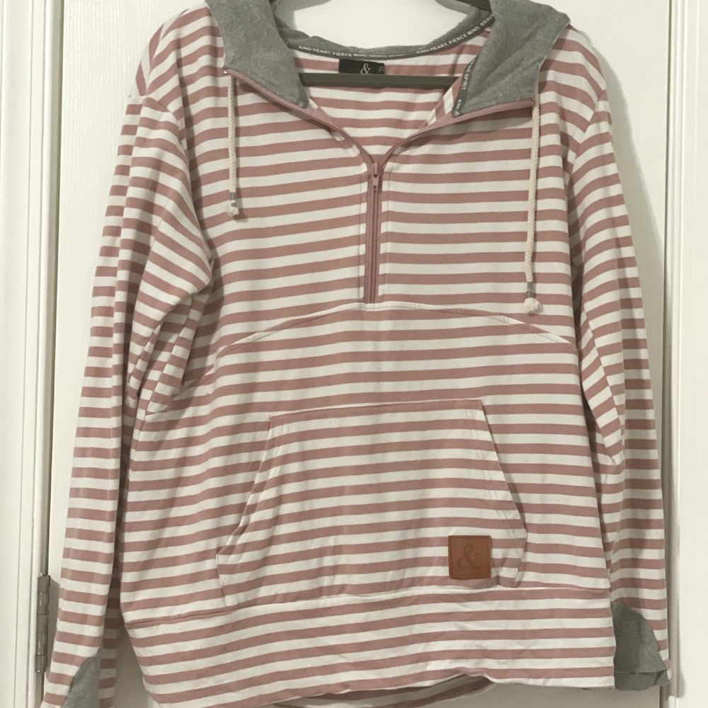 Ampersand Half Zip Hoodie